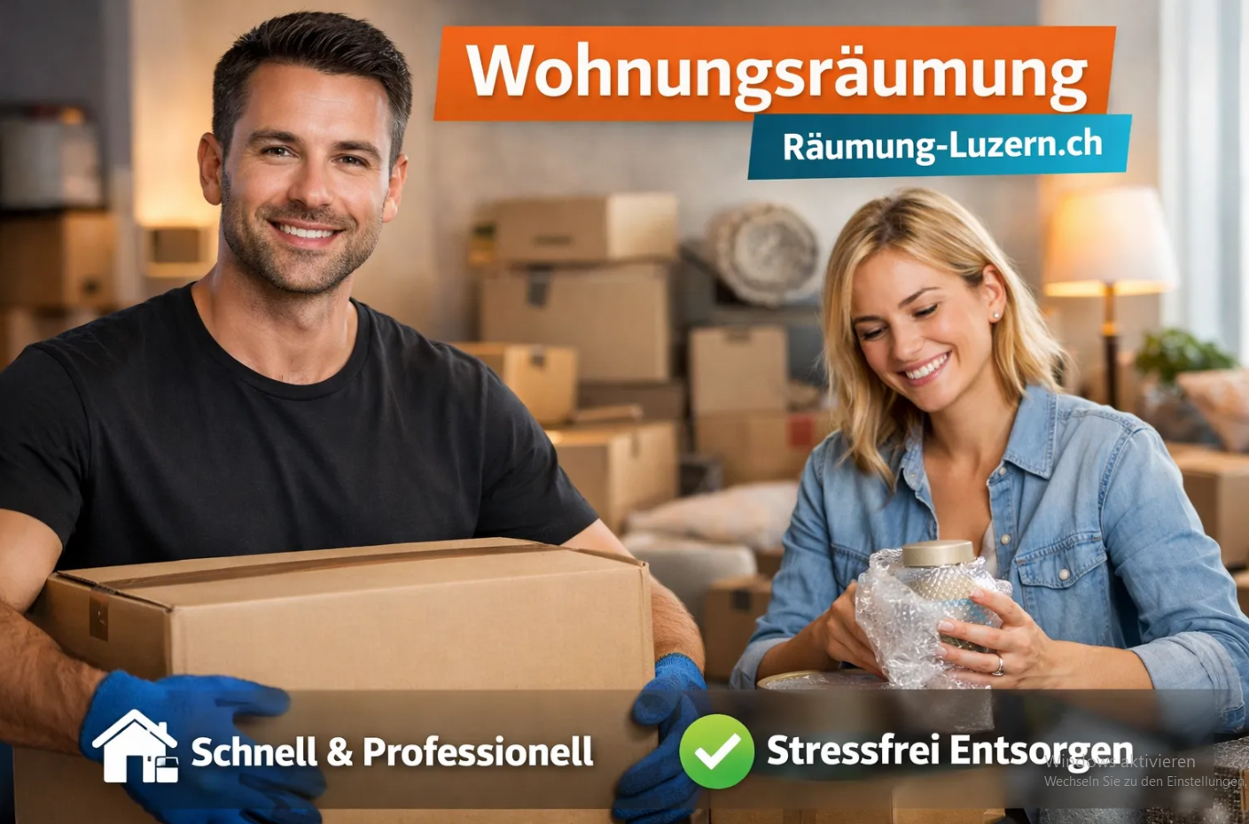 Wohnungsräumung in Luzern